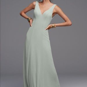 Watters Chiffon Sage Dress